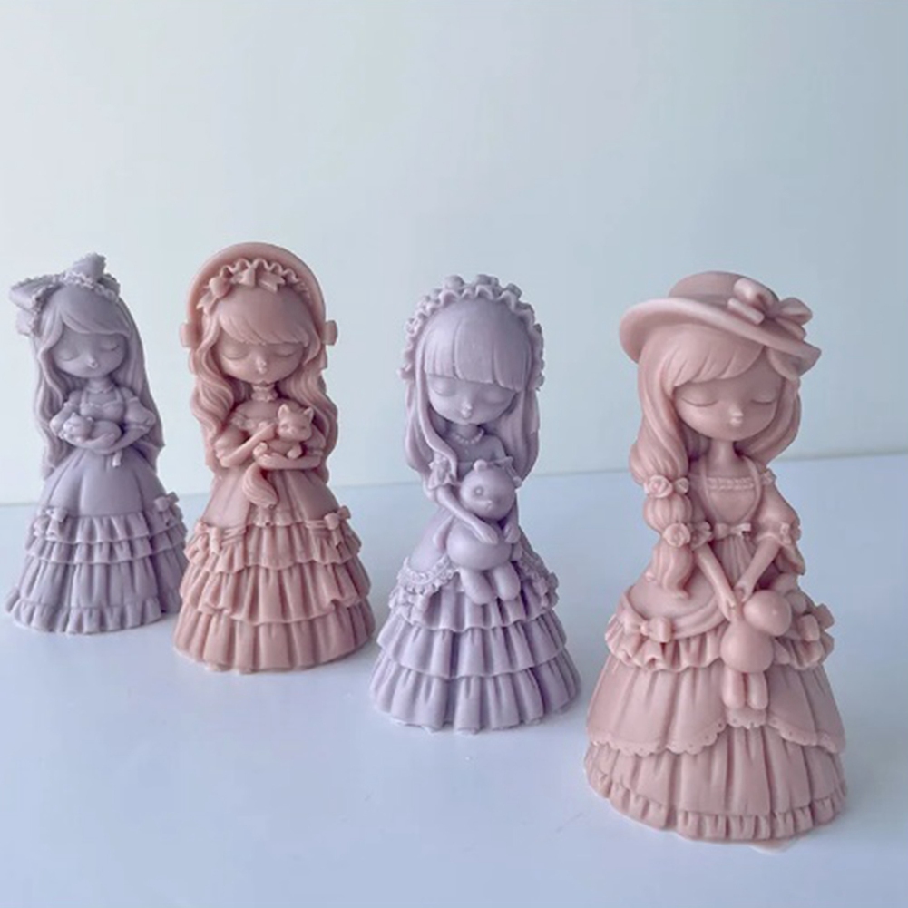 【新入荷】シリコンモールド、かわいいお姫様モチーフ、石膏、レ - Candle Making Kits のレビューと価格
