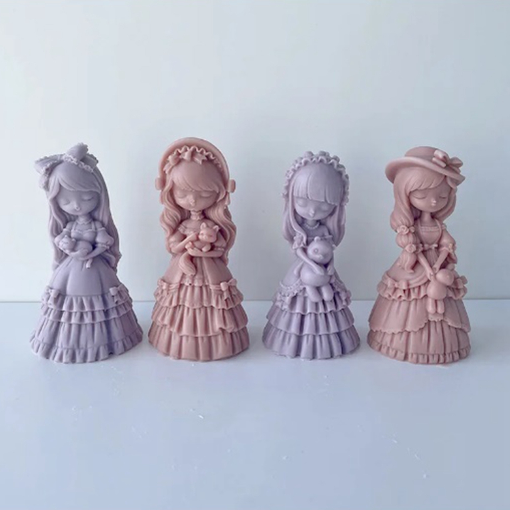 【新入荷】シリコンモールド、かわいいお姫様モチーフ、石膏、レ - Candle Making Kits のレビューと価格