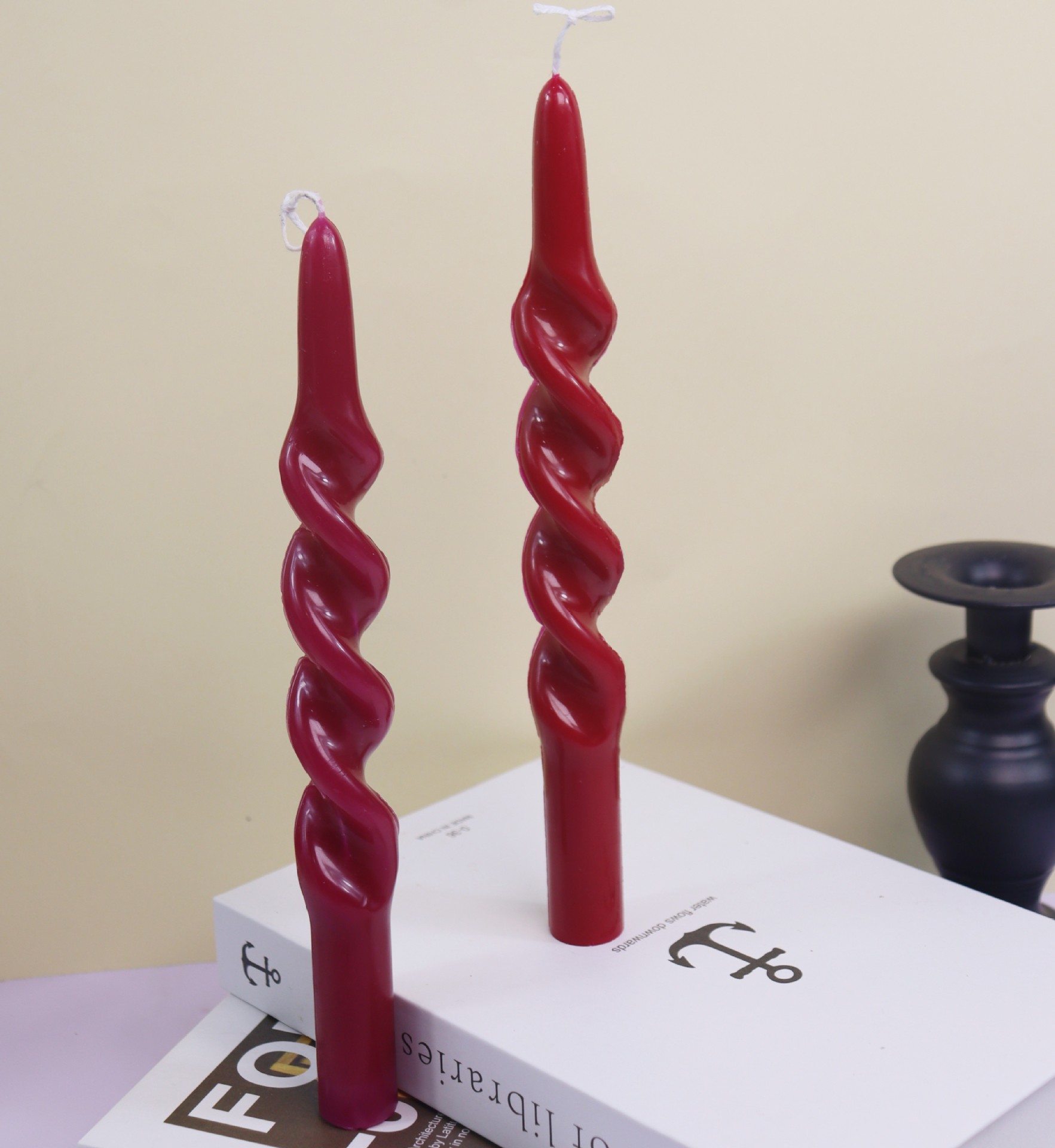 ツイストストライプコラムアクリルキャンドルモールド簡単脱型ス - Candle Making Kits のレビューと価格