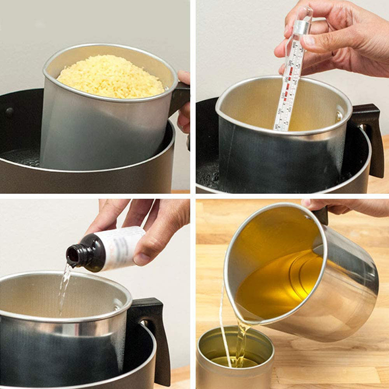 45個入りローズゴールドメタルキャンドルジャー、各4オンス、 - Candle Making Jars With Lids のレビューと価格