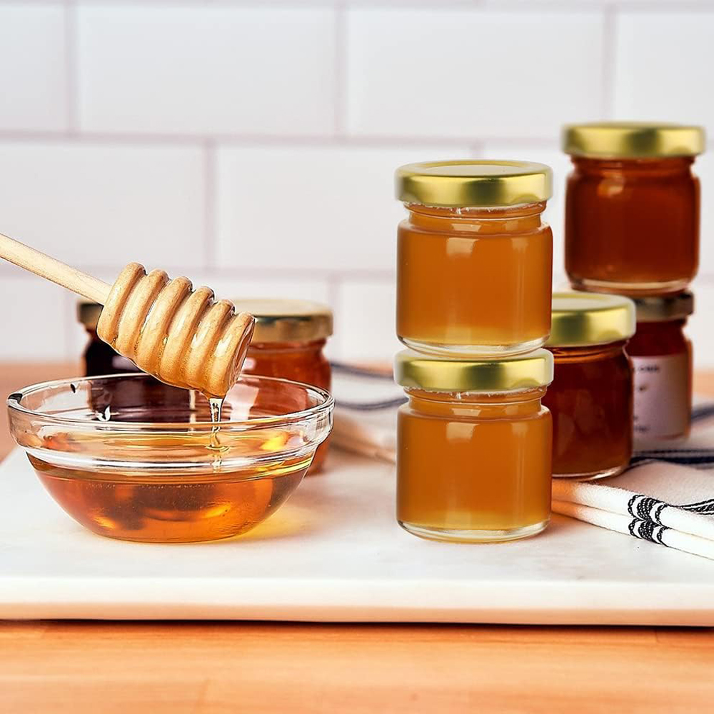 蓋付きの小さなガラス瓶、1.5オンスのミニハニーボトル、キャ - Candle Making Jars With Lids のレビューと価格