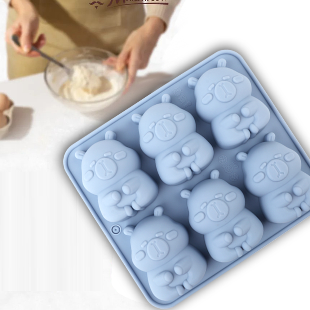 1. 可愛らしいカピバラの形をしたシリコン製ケーキ型。チョコ - Candle Making Tutorial のレビューと価格