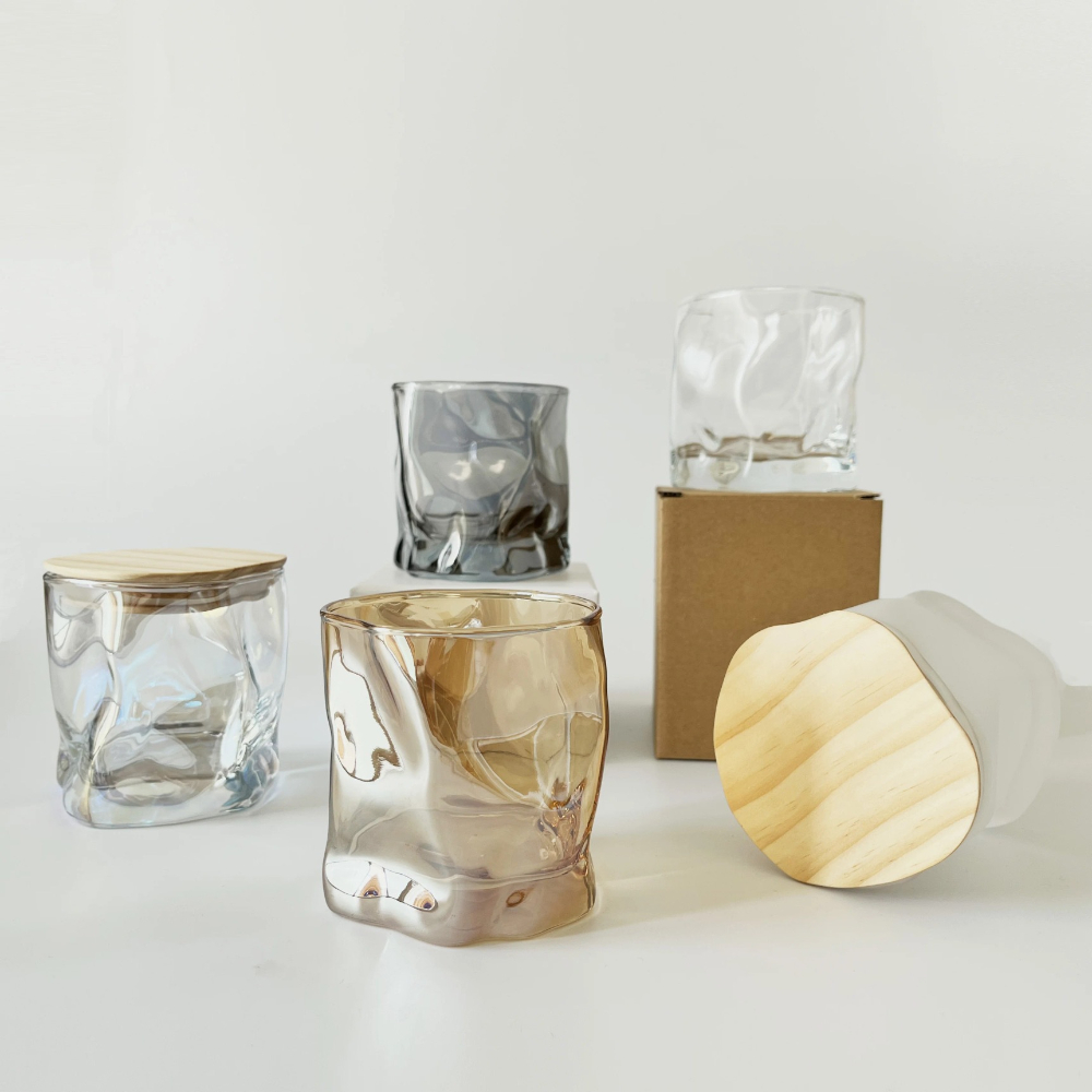 ツイストティーカップキャンドルジャーガラス容器キャンドル作り - Candle Making Jars With Lids のレビューと価格