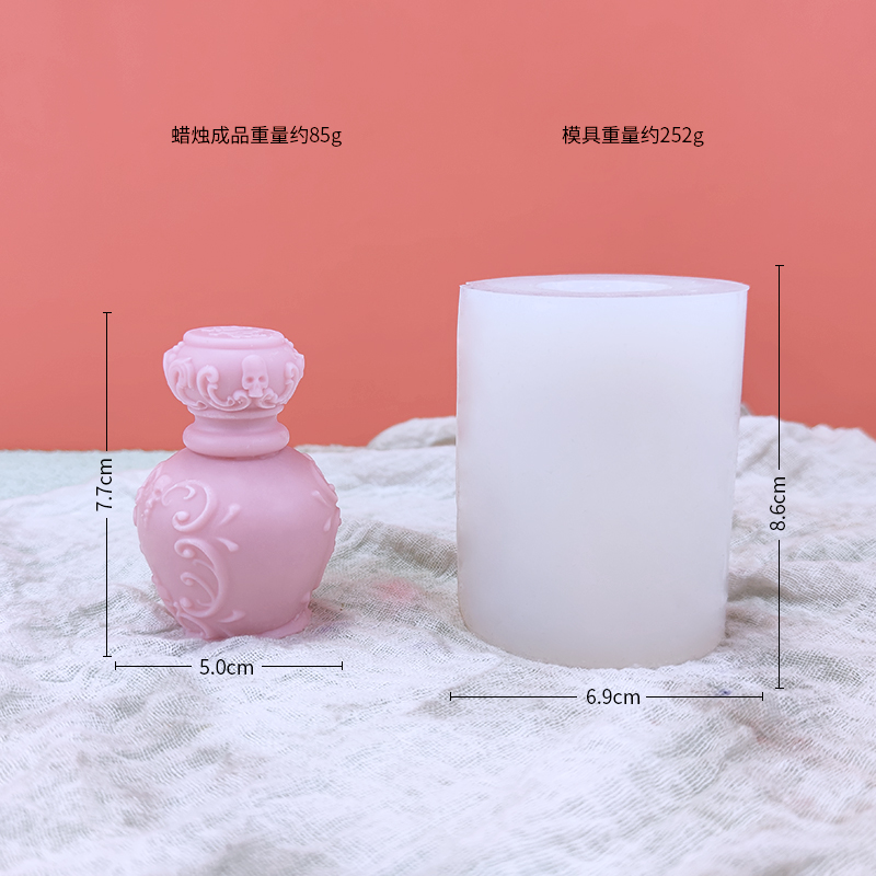 アロマセラピーキャンドル,香水瓶,幾何学的なセクション,手作 - Candle Making And Perfume のレビューと価格